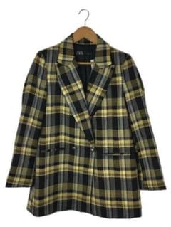 希少 即完売 zara ザラ ダブル テーラードジャケット チェック 