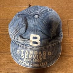 Bebe WASK DENIM キッズキャップ 帽子 インディゴ 56センチのサムネイル