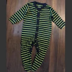 お値下げして再出品！next babyボーダーロンパース♡のサムネイル
