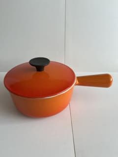 廃盤　ヴィンテージ ルクルーゼ　ソースパン　ミルクパン　14cm オレンジ 廃盤 ヴィンテージ ルクルーゼ ソースパン ミルクパン 14cm オレンジ