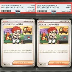 最安値】インフルエンサーの紹介 2連番PSA10 9ヒカキン コロちゃお