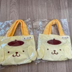 ポムポムプリントートバッグ2個セットのサムネイル