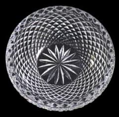 オールド・バカラ 最高級 春海好み 霰切子大型丸鉢 懐石道具 ディアマン ビゾー オールド・バカラ 最高級 春海好み 霰切子大型丸鉢 懐石道具