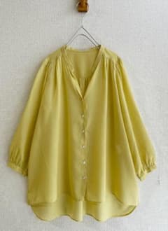 ★送料込み★イエナ　IENA　7分袖キュプラシアーシャツ♪ブラウス