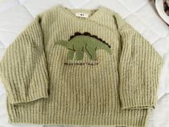 恐竜刺繍ニットセーターのサムネイル