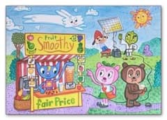 【PJベリー】　ロドニー グリーンブラット　版画　水彩画　額縁付 m19589108432_1.jpg?1724117352