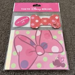 東京ディズニーリゾート ミニー リボンが折れるメモのサムネイル
