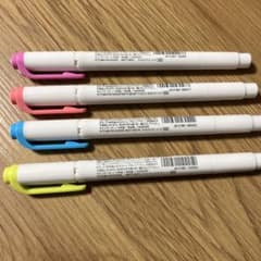 マイルドライナー（ピンク系2本、ブルー系、イエロー系1本ずつ)のサムネイル