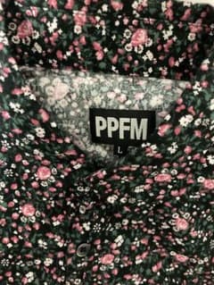 PPFM 長袖 ブラウス L 花柄 古着 トップス ボタン シャツのサムネイル