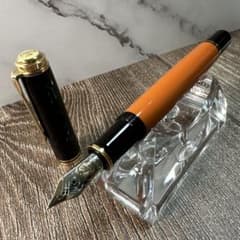 美品】PelikanペリカンM800 バーントオレンジ 限定モデル 字幅EF
