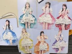 4/24初日FRUITS ZIPPER CD抽選会横浜アリーナ ポストカード７枚のサムネイル