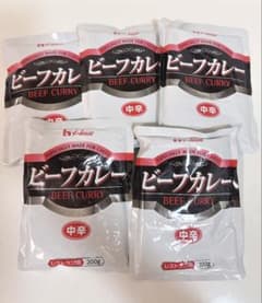 ハウス食品 レストラン用 ビーフカレー 中辛 200g 5個セットのサムネイル