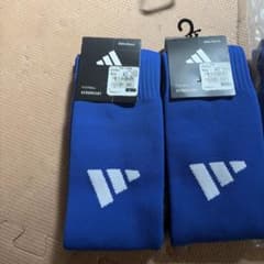 adidas サッカーソックス ブルー S 22-24cm３セットでのサムネイル