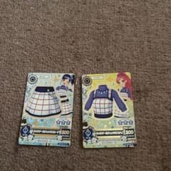 アイカツカード シックソリッドチェックセットシューズなしですのサムネイル