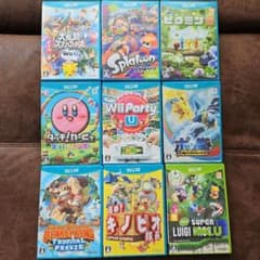 Wii U　ソフト　９本のサムネイル