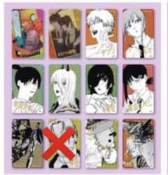 チェンソーマン　箔押しクリアカードコレクション　コンプリートセット ほぼ コンプリートセット チェンソーマン 箔押しクリアカード ジャン