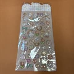 ぷくぷくシール 立体シール うさぎ リボンのサムネイル
