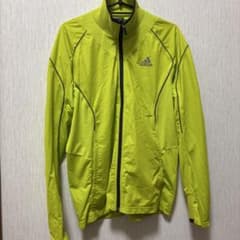 adidas 蛍光イエロー ジャージジャケットのサムネイル