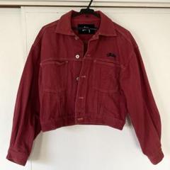 stussy ステューシー　Stock Denim Jacket 赤