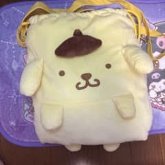 ポムポムプリン ぬいぐるみ ショルダーバッグ 巾着のサムネイル