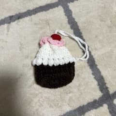 カップケーキ型 ニット巾着袋 ハンドメイドのサムネイル