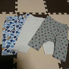 ユニクロ 80  7分丈レギンスセット 4枚のサムネイル