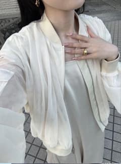 THE TOÉ Lilac tulle blousonのサムネイル