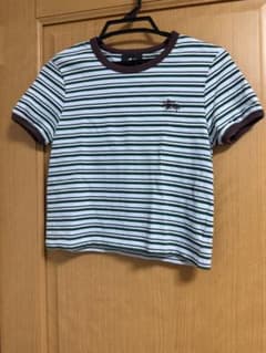 Stussy ストライプ 半袖Tシャツ Sサイズのサムネイル