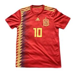 国内正規品】スペイン代表 2018 W杯 ユニフォーム #10 チアゴ L - メルカリ
