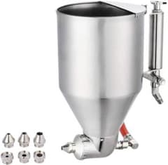 スプレーガン ステンレス製 モルタルガン 3.5L 大容量 DIY 塗装工具のサムネイル