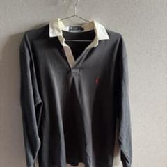 Polo by Ralph Lauren ラガーシャツ 黒 Mのサムネイル