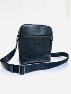 COACH シグネチャー ショルダーバッグ ブラック メンズ クロスボディのサムネイル