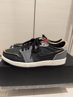 NIKE AIR JORDAN 1 LOW グレー ブラックのサムネイル