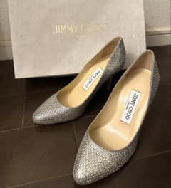 JIMMY CHOO グリッターパンプスのサムネイル