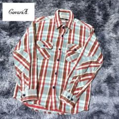 【美品】CavariA ヘビーフランネルチェックシャツのサムネイル