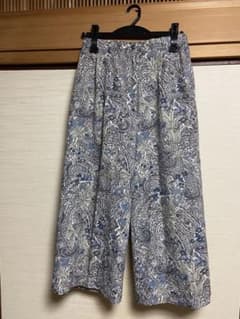 ペイズリー柄 ワイドパンツ 11号のサムネイル