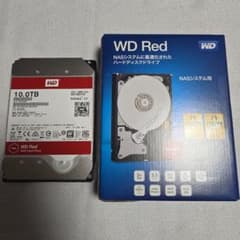 WD Red 10TB NAS用HDD WDC WD100EFAX - メルカリ