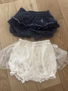 【最終値下げ】Knit planner フリル付きパンツ2枚セット