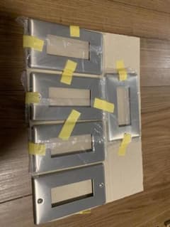 (5枚)Panasonic フルカラー WN7503 新金属プレート 3個用のサムネイル