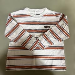 UNIQLO 長袖カットソー 120サイズ ストライプのサムネイル