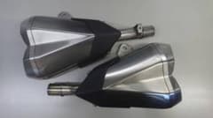 Kawasaki NINJA ステンレス製デュアルマフラー ハート型のサムネイル