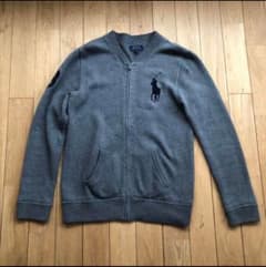 Polo Ralph Lauren ジップアップニット 刺繍 美品のサムネイル