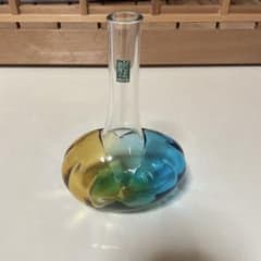 グラデーションガラス花瓶 浪漫津軽びいどろ 北洋硝子 （未使用