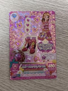 アイカツカード 大空あかりルビーブロッサムパンプス Dreamy Crown