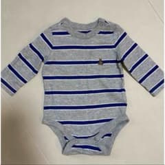 baby GAP ボーダーロンパース　3-6Mのサムネイル