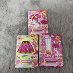 アイカツ ピンクトルテコーデ 3枚セットのサムネイル