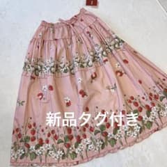 最終値下げ　ピンクハウス　いちごプリントスカート 最終値下げ ピンクハウス いちごプリントスカート - メルカリ