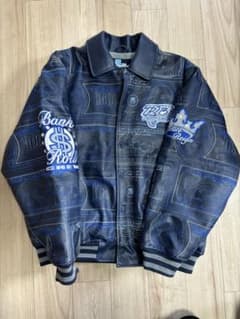 RawBlue 刺繍レザージャケットのサムネイル