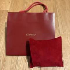 【新品未使用】カルティエ 純正 時計用 保存袋 ポーチ クッション ショッパー