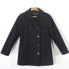 71【美品】イーストボーイ ピーコート 11 グレー L 通学 スクール